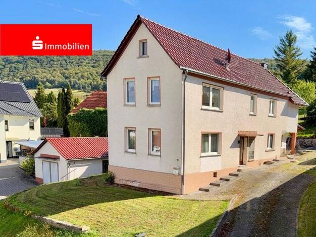Einfamilienhaus zum Kauf 119.000 € 6 Zimmer 140 m² 1.243 m² Grundstück frei ab sofort Schnellmannshausen Treffurt 99830
