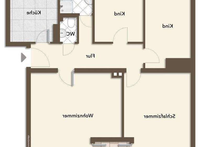 Wohnung zur Miete 499 € 3,5 Zimmer 78 m² frei ab 01.06.2026 Augspurgstraße 7 Lehe Bremerhaven 27580