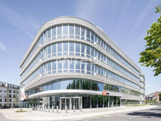 Bürofläche zur Miete - Erstbezug 18 € 11.136 m² Bürofläche teilbar ab 479 m² Oberkassel Düsseldorf 40549