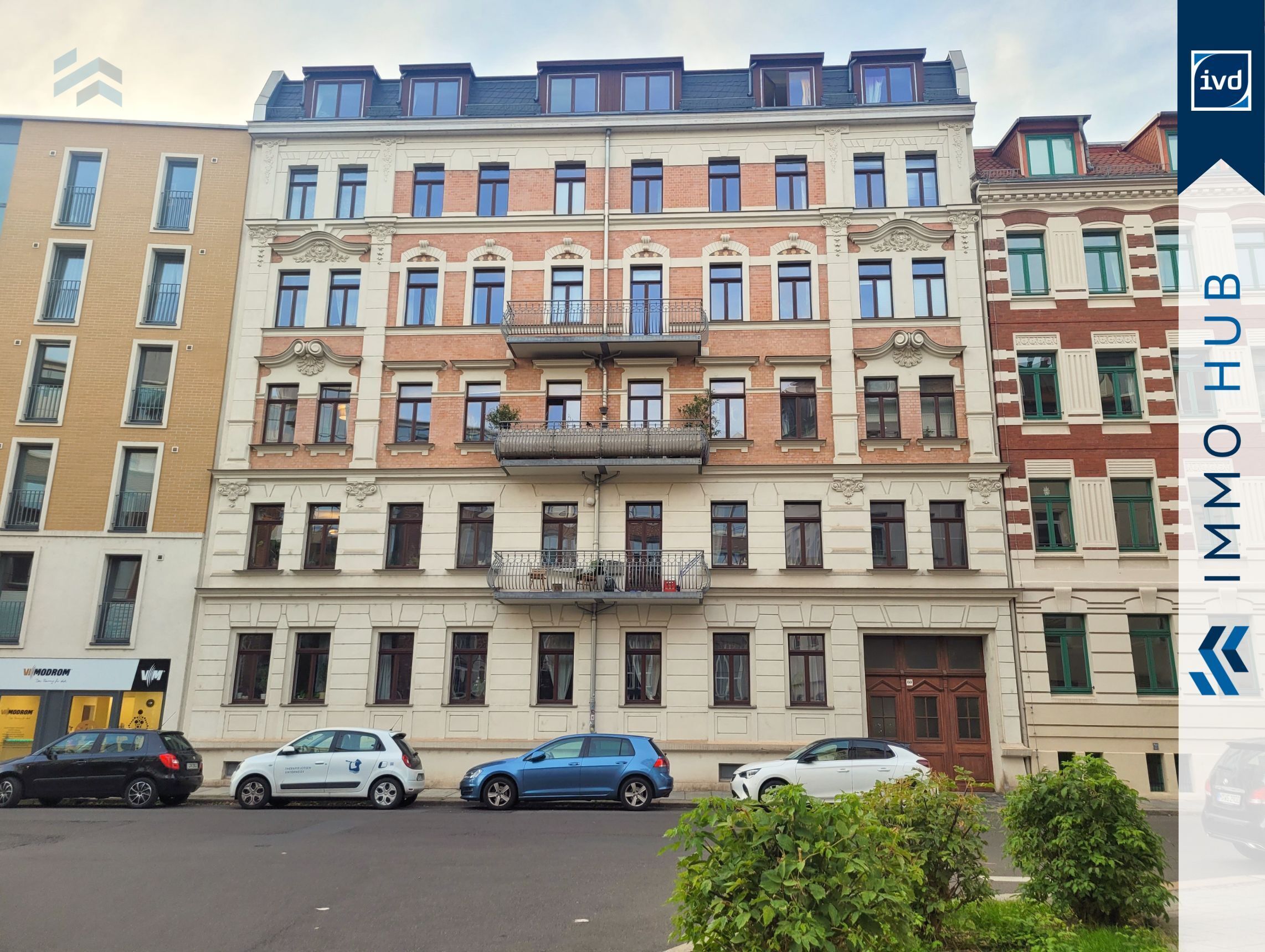 Wohnung zum Kauf 190.000 € 2 Zimmer 59 m²<br/>Wohnfläche 2.<br/>Geschoss Plagwitz Leipzig 04229