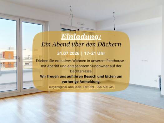 Wohnung zum Kauf - Erstbezug 599.900 € 3 Zimmer 82,9 m² 3. Geschoss Gallus Frankfurt am Main 60326