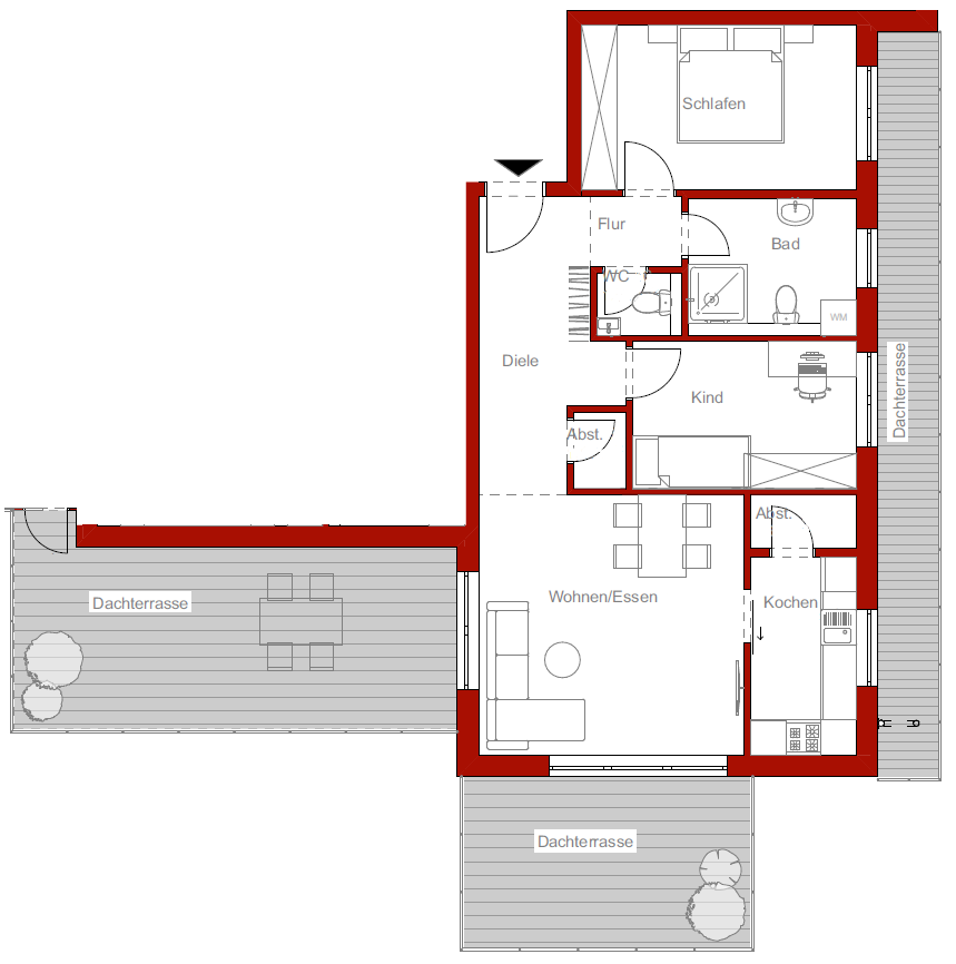 Wohnung zum Kauf provisionsfrei 447.000 € 3 Zimmer 97,1 m²<br/>Wohnfläche Donaueschingen Donaueschingen 78166