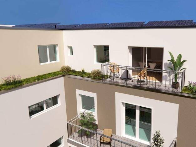Penthouse zum Kauf - Neubau provisionsfrei 424.900 € 3 Zimmer 58,4 m² Dachgeschoss, 3. Geschoss frei ab sofort Schniegling Nürnberg 90427
