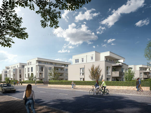 Wohnung zur Miete - Erstbezug nur mit Wohnberechtigungsschein 365 € 2 Zimmer 58,9 m² EG frei ab 01.08.2026 Querenburger Straße 47a Wiemelhausen Bochum 44789