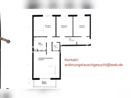 Wohnung zur Miete Tauschwohnung 1.309 € 4 Zimmer 96 m² Alt-Hohenschönhausen Lichtenberg 10318