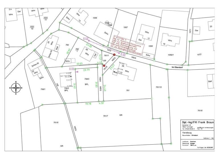Grundstück zum Kauf 595.000 € 647 m² Grundstück Wangen 78337