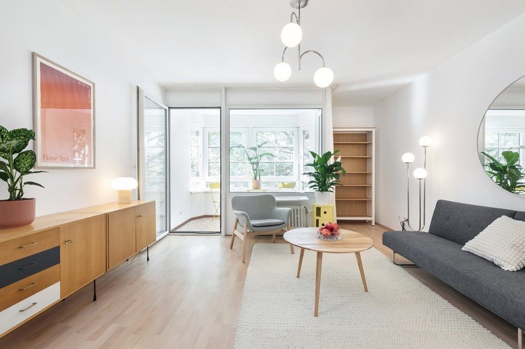 Wohnung zur Miete Wohnen auf Zeit 1.650 € 2 Zimmer 62 m²<br/>Wohnfläche 26.11.2024<br/>Verfügbarkeit Cranachstraße Schöneberg Berlin 12157