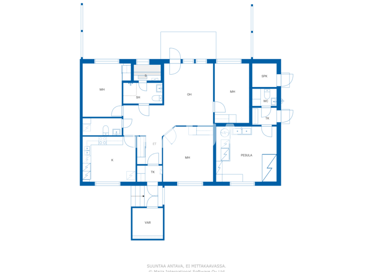 Reihenmittelhaus zum Kauf 129.000 € 4 Zimmer 92 m² 3.468,2 m² Grundstück Kirkkoputaantie 4-8 Tornio 95450
