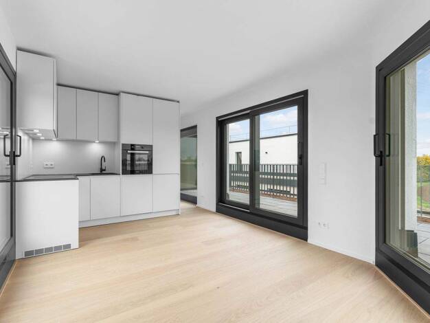 Penthouse zum Kauf - Erstbezug 628.000 € 2 Zimmer 72 m² 2. Geschoss frei ab sofort Allach-Untermenzing München 80999