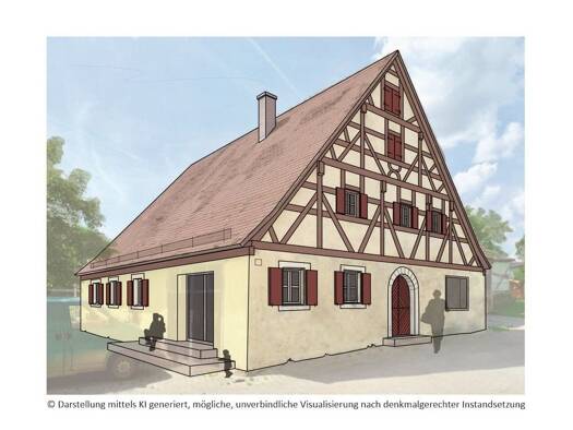 Bauernhaus zum Kauf 160.000 € 5 Zimmer 150 m² 1.900 m² Grundstück Reisach Höttingen 91798
