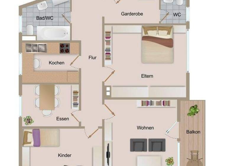 Wohnung zum Kauf 195.000 € 4 Zimmer 93,7 m² Villingen Villingen-Schwenningen 78048