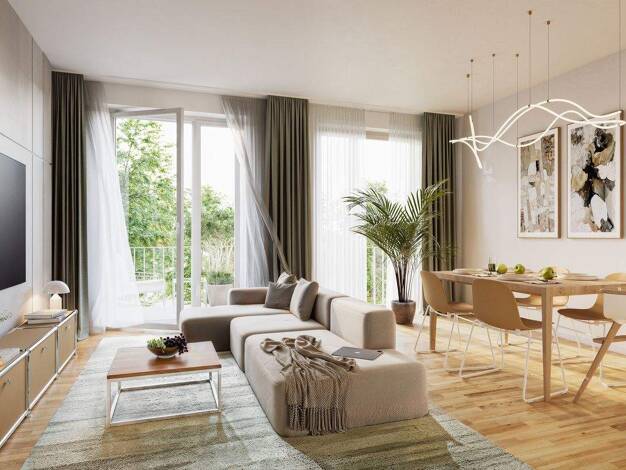 Wohnung zum Kauf - Neubau provisionsfrei 694.000 € 4 Zimmer 100,5 m² 2. Geschoss frei ab 31.12.2026 Berkenbrücker Steig 18-19 Alt-Hohenschönhausen Berlin 13055