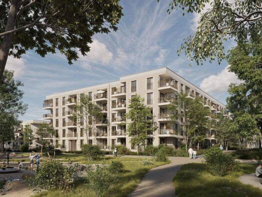 Terrassenwohnung zum Kauf - Neubau provisionsfrei 579.000 € 3 Zimmer 58,1 m² EG Lerchenstraße Ecke Ponkratzstrasse Feldmoching-Hasenbergl München 80995