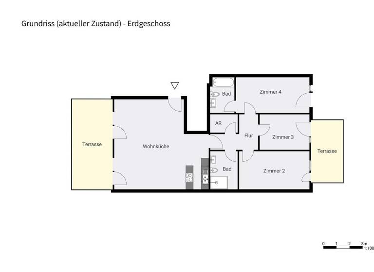 Wohnung zum Kauf 980.000 € 4 Zimmer 124 m² EG Kreuzberg Berlin 10179