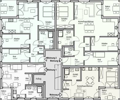 Wohnung zur Miete 490 € 1 Zimmer 37,5 m² 1. Geschoss Ilshofen Ilshofen 74532