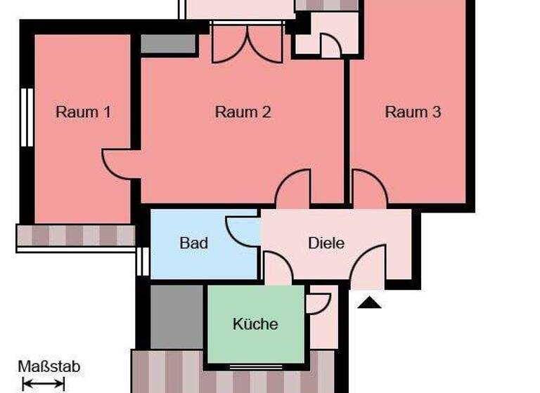 Wohnung zur Miete 479 € 2 Zimmer 58,4 m² 2. Geschoss frei ab 01.04.2026 Taubenpöthen 35 Werl 59457