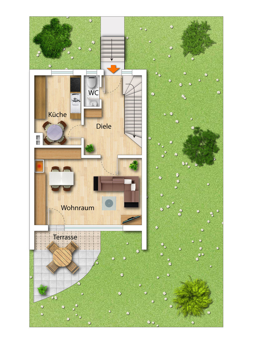 Reihenendhaus zum Kauf 369.000 € 5 Zimmer 140 m²<br/>Wohnfläche 325 m²<br/>Grundstück Diepersdorf Leinburg 91227