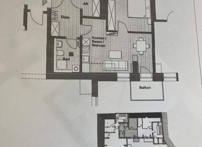 Studio zur Miete 680 € 1 Zimmer 52 m² 4. Geschoss frei ab 01.05.2026 Innenstadt Schweinfurt 97421