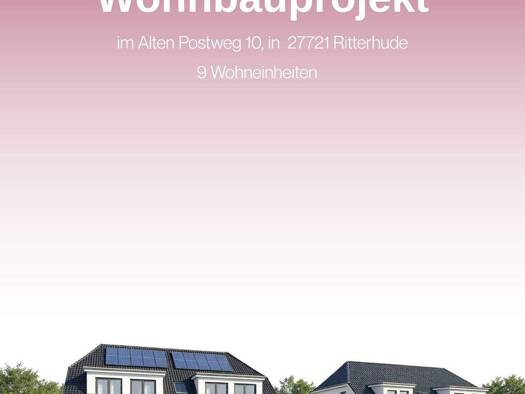 Wohnung zum Kauf - Erstbezug provisionsfrei 300.000 € 3 Zimmer 89 m² Geschoss 2/2 frei ab sofort Ihlpohl Ritterhude 27721