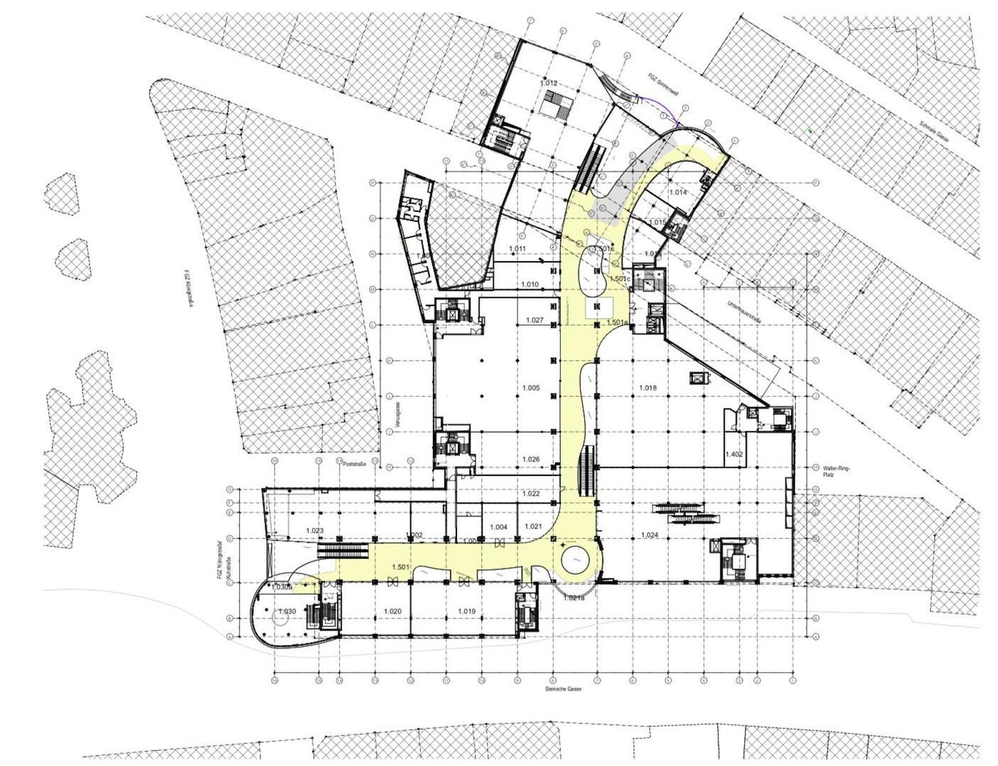 Praxis zur Miete provisionsfrei 250 m²<br/>Bürofläche Kuhstraße 33 Altstadt Duisburg 47051