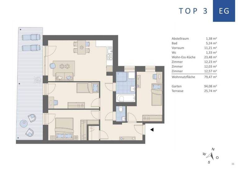 Wohnung zum Kauf provisionsfrei 499.000 € 4 Zimmer Jakomini Graz,08.Bez.:Sankt Peter 8042