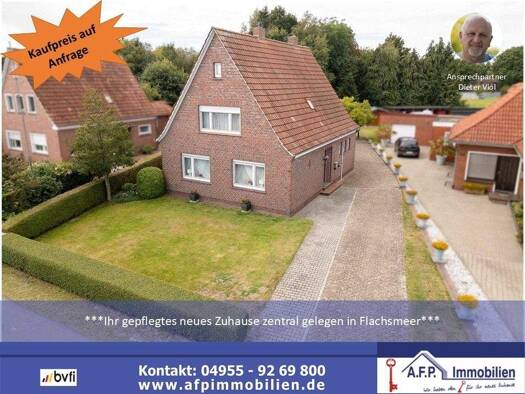 Einfamilienhaus zum Kauf 169.000 € 6 Zimmer 127 m² 850 m² Grundstück frei ab sofort Flachsmeer Westoverledingen 26810