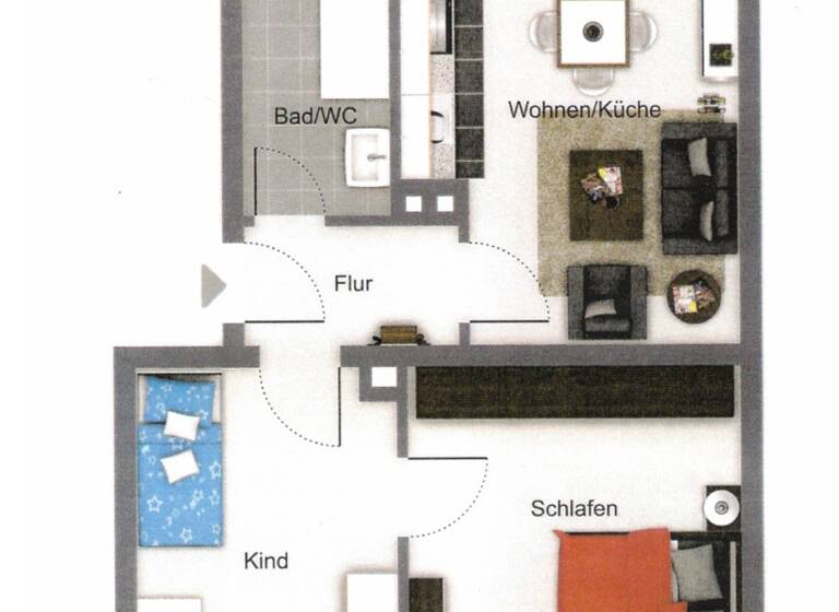 Wohnung zum Kauf 149.000 € 3 Zimmer 51 m²<br/>Wohnfläche 2.<br/>Geschoss Immenstadt Immenstadt im Allgäu 87509
