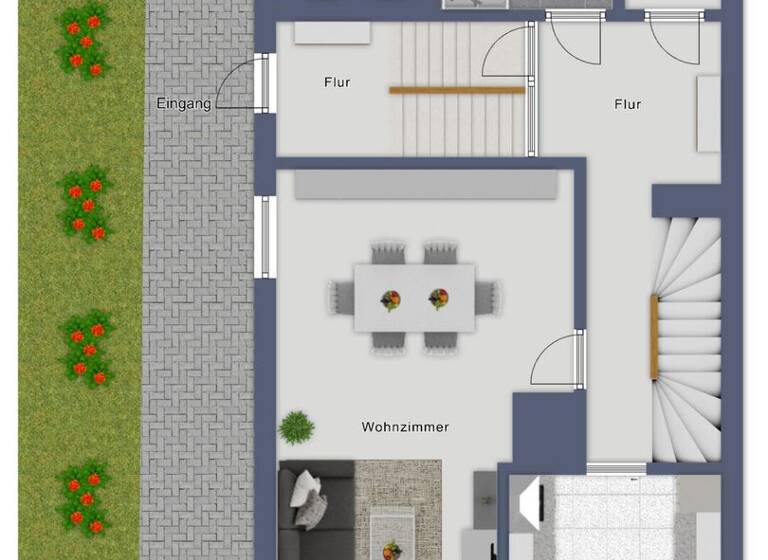 Doppelhaushälfte zum Kauf 190.000 € 3 Zimmer 91 m² 350 m² Grundstück Wurzen 04808