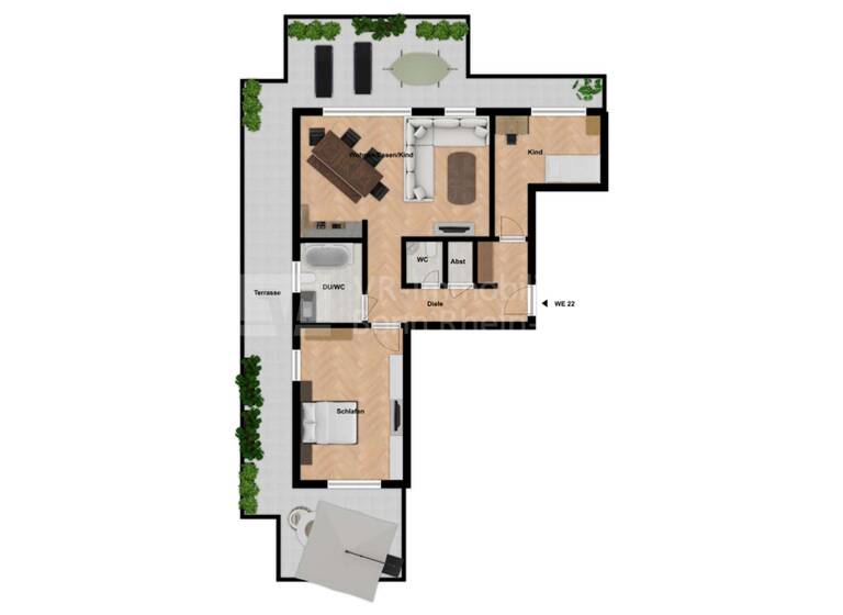 Wohnung zum Kauf 539.900 € 3 Zimmer 102,1 m²<br/>Wohnfläche 3.<br/>Geschoss Gleuel Hürth 50354