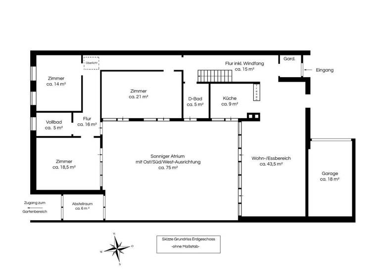 Bungalow zum Kauf 1.145.000 € 4 Zimmer 147 m² 341 m² Grundstück frei ab 01.06.2026 Groß Flottbek Hamburg 22607