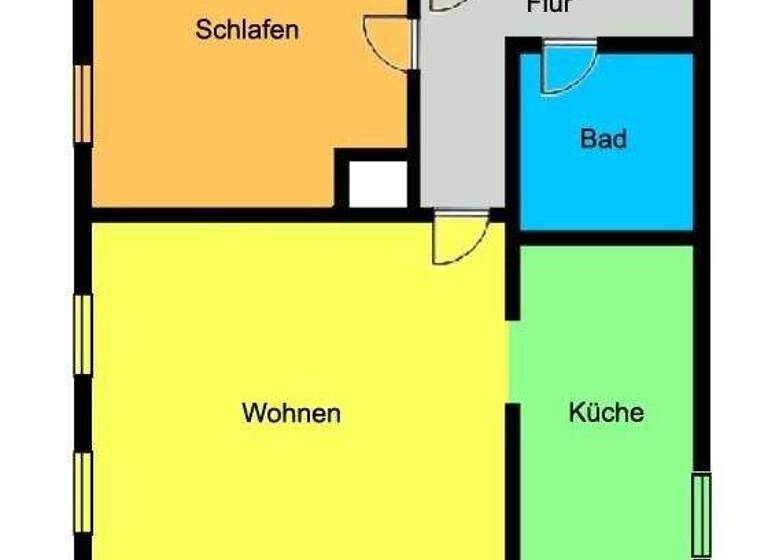 Wohnung zur Miete 335 € 2 Zimmer 52 m² Höckendorf Klingenberg 01774