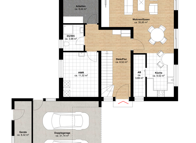 Einfamilienhaus zum Kauf 495.000 € 6 Zimmer 175 m² 710 m² Grundstück Hauptstuhl 66851