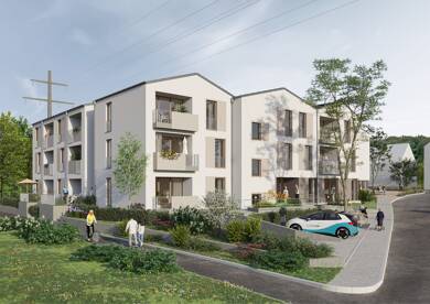 Wohnung zum Kauf - Neubau 411.000 € 2 Zimmer 66,7 m² 1. Geschoss Schallbacher Straße 2 - 4 Rümmingen 79595