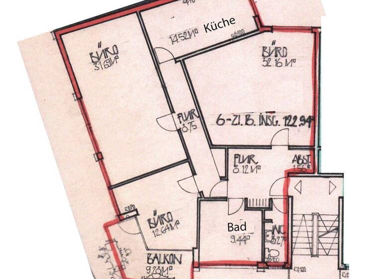 Bürofläche zum Kauf 330.000 € 3 Zimmer 127 m² Bürofläche Coburg 96450