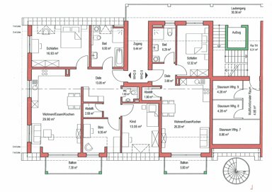 Wohnung zum Kauf 205.000 € 2 Zimmer 53,4 m² 2. Geschoss frei ab sofort Friesenheim Friesenheim 77948