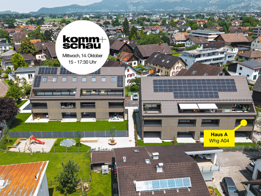 Terrassenwohnung zum Kauf - Erstbezug 545.000 € 3 Zimmer 77,8 m² Ringstraße 19 Feldkirch 6800