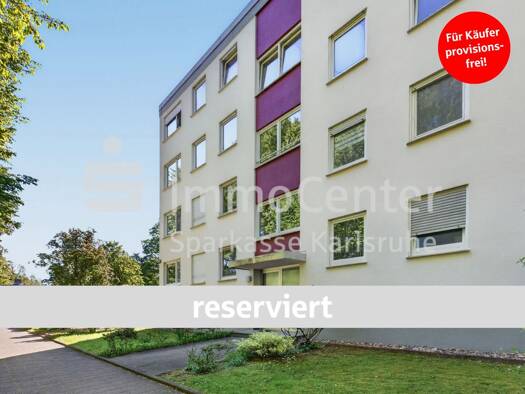 Wohnung zum Kauf provisionsfrei 229.000 € 3 Zimmer 81,4 m² 3. Geschoss Bergwald Durlach 76228