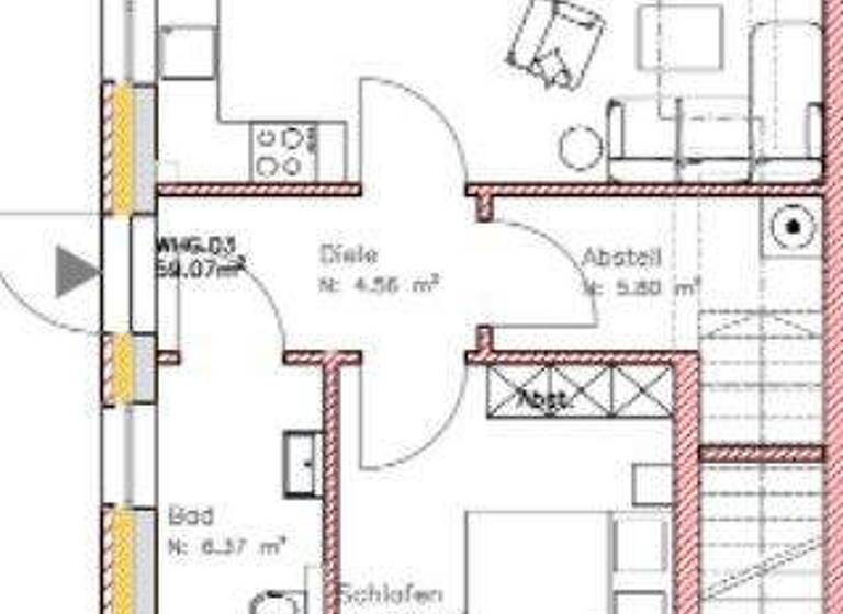 Wohnung zur Miete - Erstbezug 810 € 2 Zimmer 59,1 m² Boren 24392