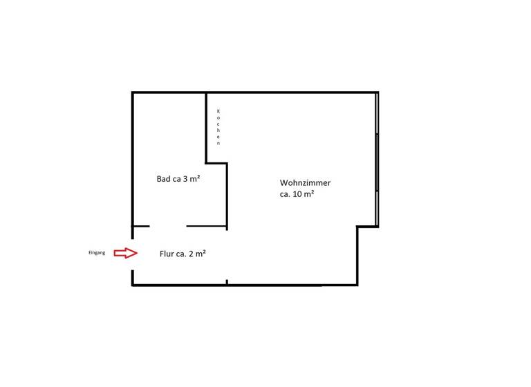Studio zum Kauf 89.000 € 1 Zimmer 14,3 m² 3. Geschoss Findorff-Bürgerweide Bremen 28215