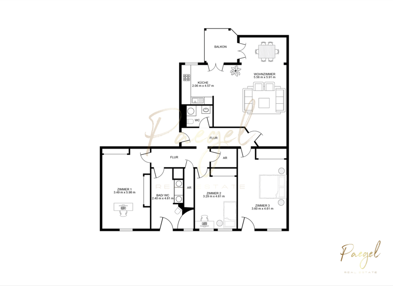 Wohnung zum Kauf 675.000 € 4 Zimmer 138,7 m²<br/>Wohnfläche 2.<br/>Geschoss Rosenthal Berlin 13156