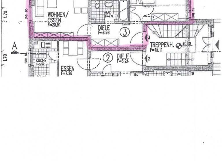 Wohnung zur Miete 600 € 2 Zimmer 59,7 m² EG frei ab sofort Käthe-Kollwitz-Ufer 85 Blasewitz Dresden 01309