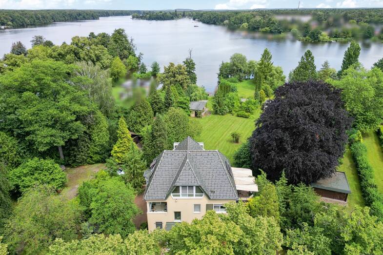 Villa zum Kauf 6 Zimmer 415 m² 7.908 m² Grundstück Miersdorfer Werder Zeuthen 15738