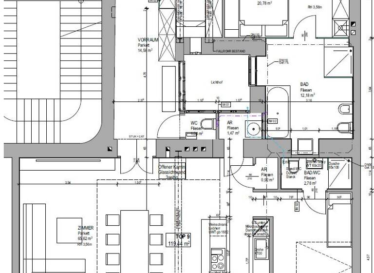 Wohnung zum Kauf 1.790.000 € 119,4 m² 3. Geschoss Schottenring 31 Wien 1010