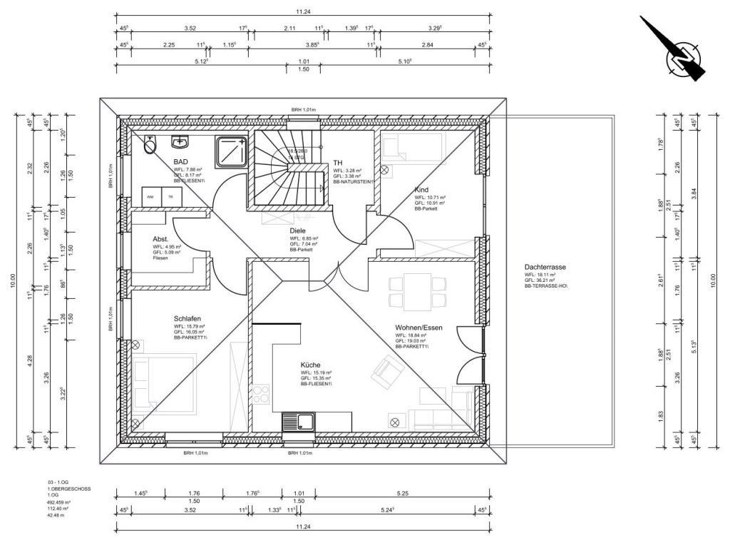 Wohnung zum Kauf provisionsfrei 229.900 € 3 Zimmer 101,6 m²<br/>Wohnfläche Hohenlockstedt 25551