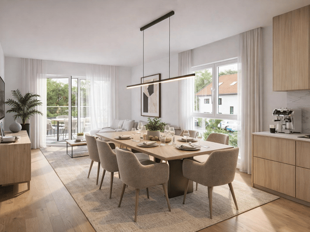 Wohnung zum Kauf - Erstbezug provisionsfrei als Kapitalanlage geeignet 399.900 € 3 Zimmer 69,6 m² Münchener Straße 138 Altmühldorf Mühldorf a.Inn 84453