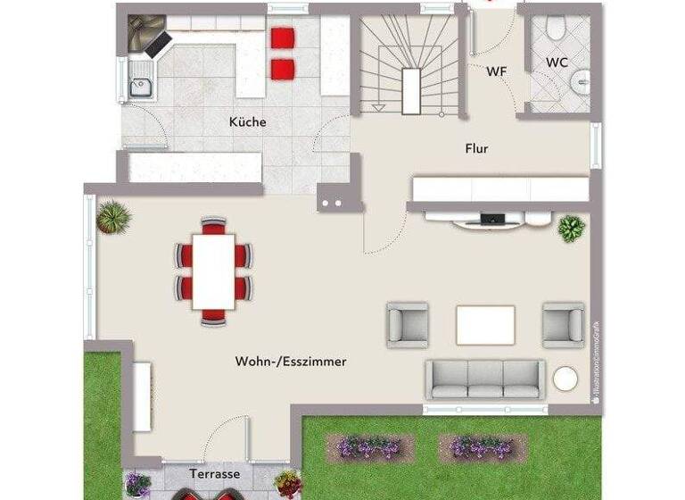 Einfamilienhaus zur Miete 2.200 € 6 Zimmer 200 m² 513 m² Grundstück Mühlhof Nürnberg 90453