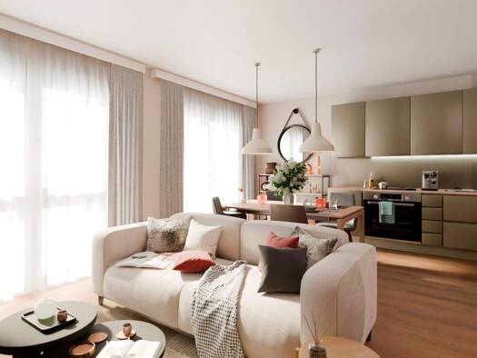 Wohnung zum Kauf - Neubau provisionsfrei 389.900 € 2 Zimmer 60,5 m² 2. Geschoss Lilli-Marx-Str. 40 Benrath Stadtbezirk 9 40597