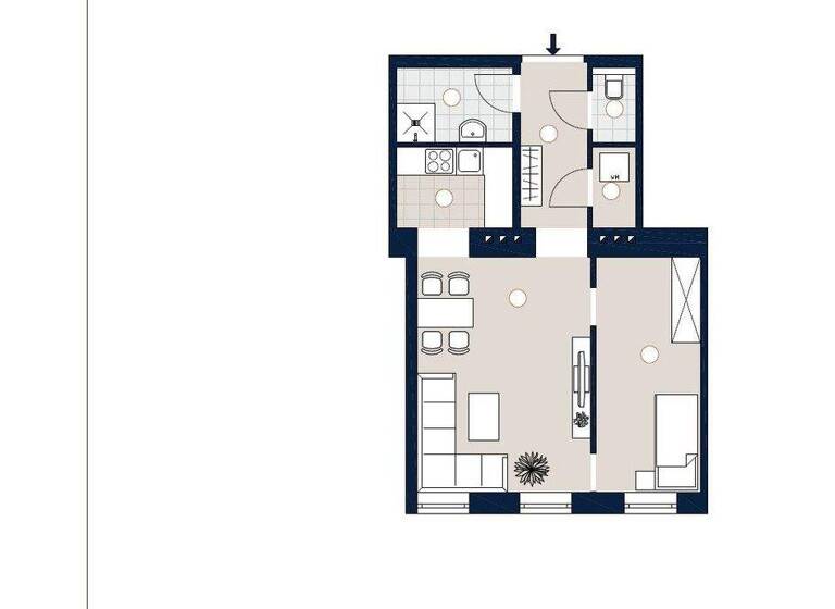 Wohnung zum Kauf - Erstbezug 229.000 € 2 Zimmer 44,6 m² 2. Geschoss Wien,Favoriten 1100