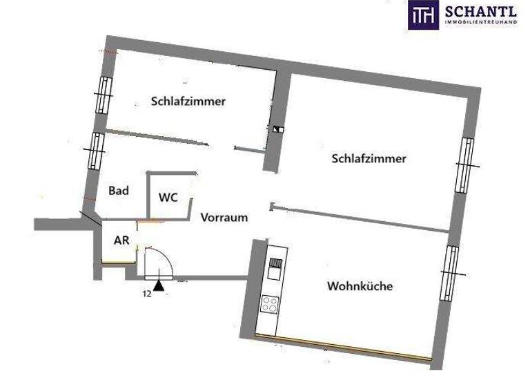 Wohnung zum Kauf - Erstbezug 469.000 € 3 Zimmer 72,8 m² 2. Geschoss Bräuhausgasse Wien 1050