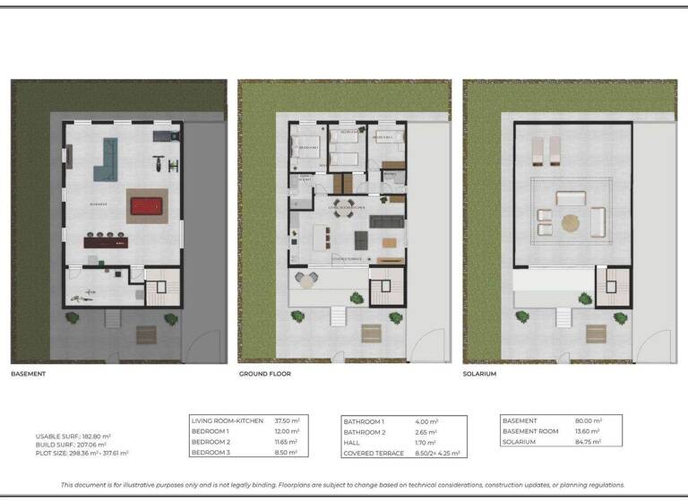 Villa zum Kauf 369.000 € 3 Zimmer 207 m² 303 m² Grundstück Mazarron 30870